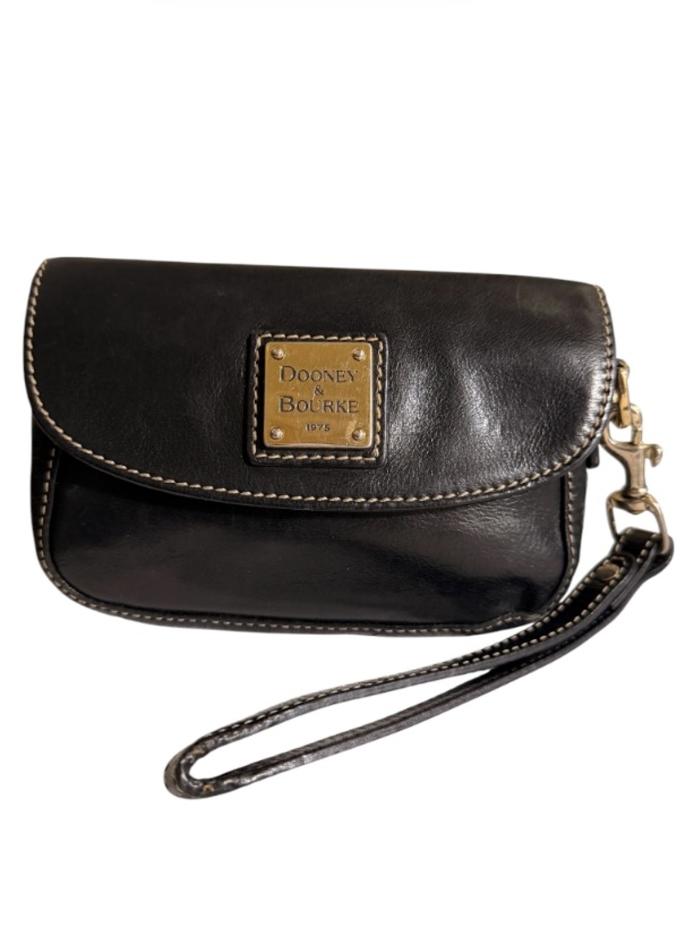 Dooney and Bourke Leather Wristlet Clutch Purse